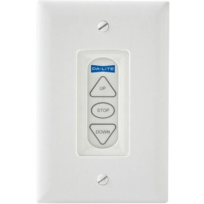 Da-Lite 40975 3-Button Switch-Lvc White