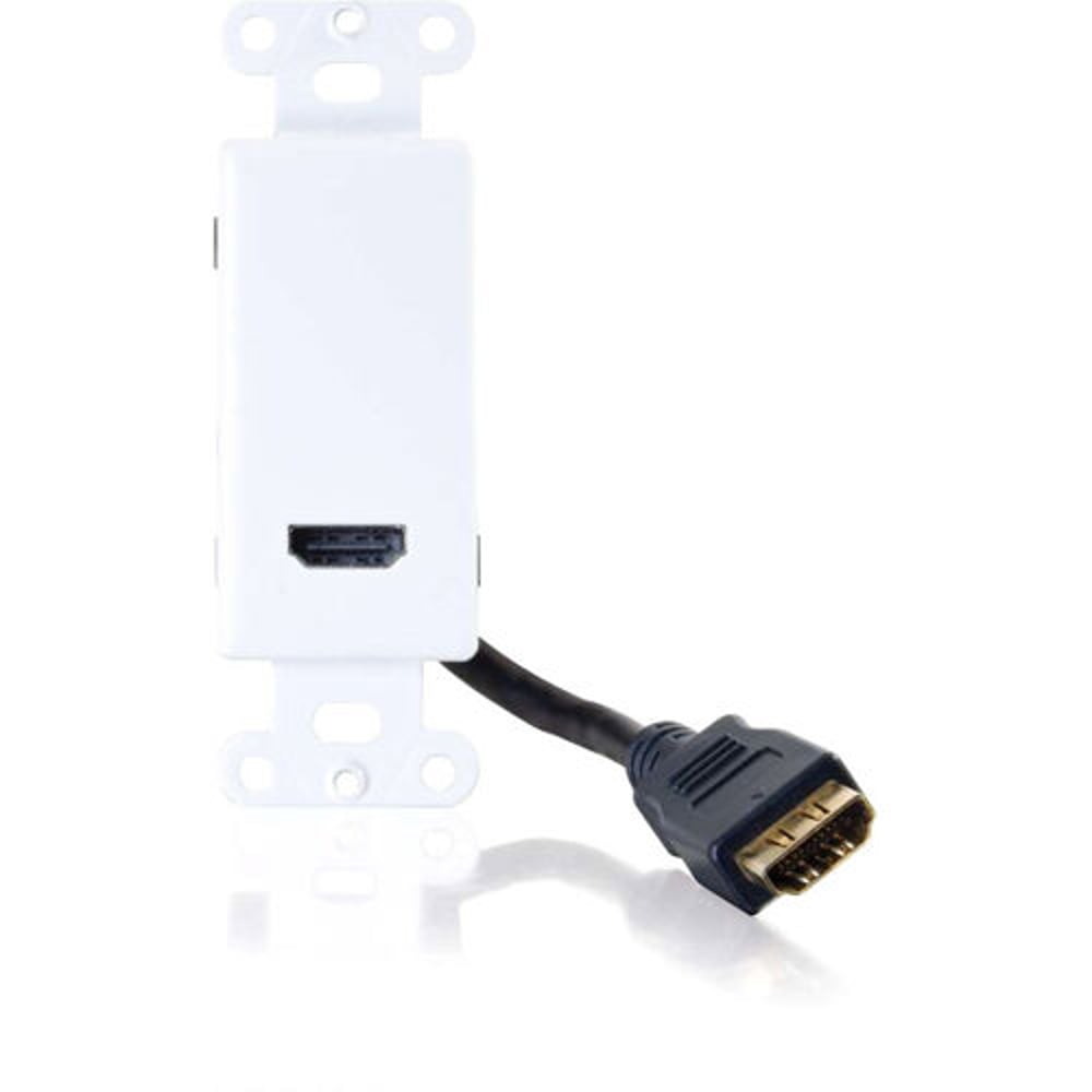C2G 41043 Hdmi Decora Passthrough Wp White