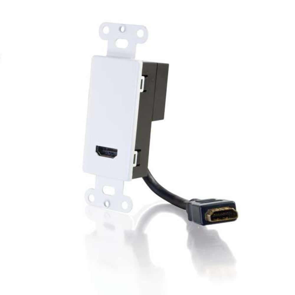 C2G 41043 Hdmi Decora Passthrough Wp White