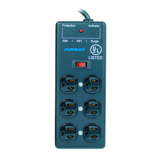 Furman SS-6B 6-outlet Pro Surge Suppressor Strip