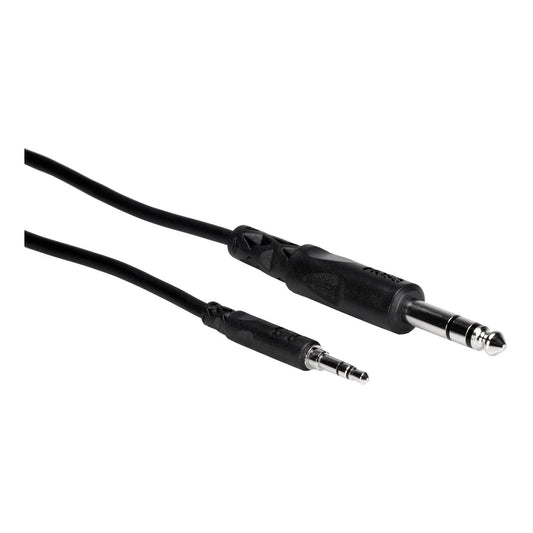 Hosa 3.5mm TRS to 1/4 TRS Stereo Interconnect Cable ends