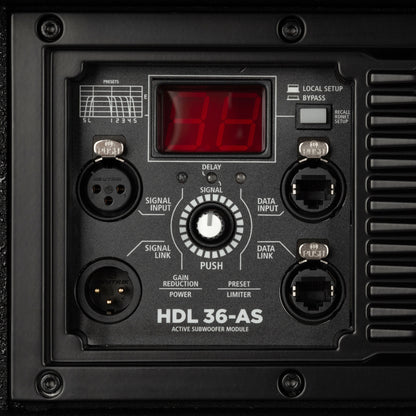 RCF HDL 36-AS Flyable Powered Subwoofer | Color: Black