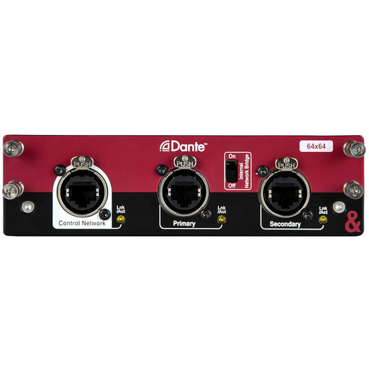Allen & Heath M-DL-DANTE64-A 64x64 Dante Audio Networking Card