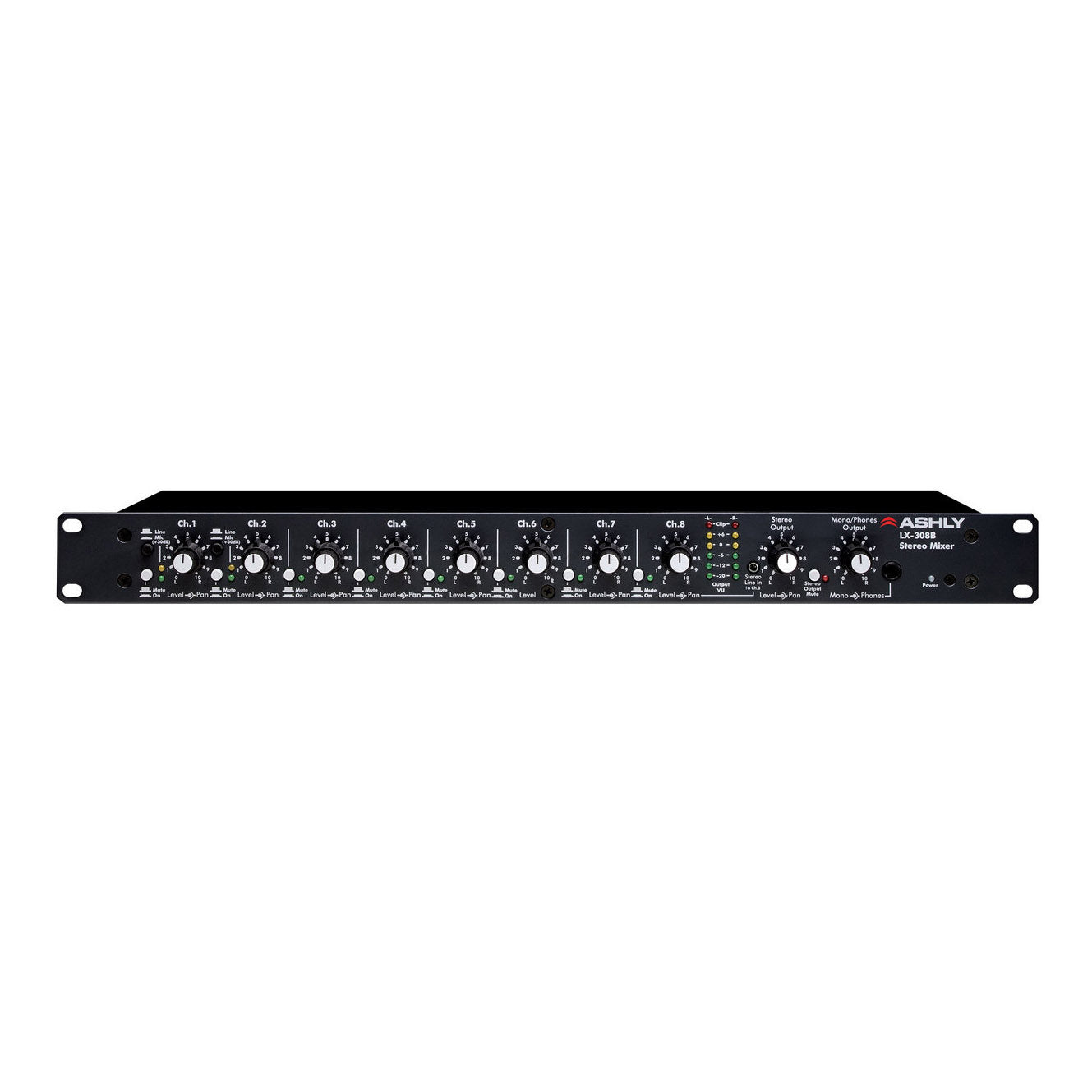 Ashly LX-308B 8 Input Stereo Line Mixer