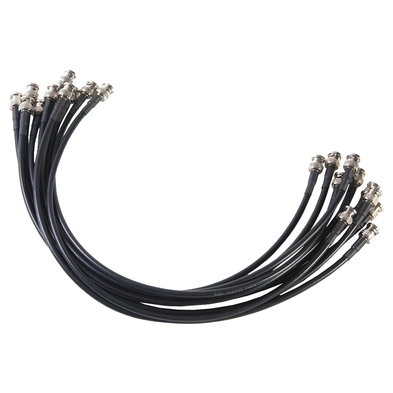 RF Venue RG8X1.5-10 10-Pack of 1.5' Coaxial Cables
