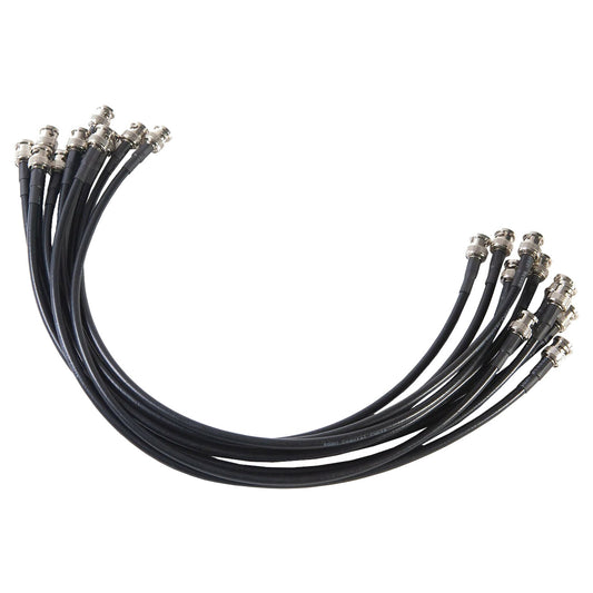 RF Venue RG8X1.5-10 10-Pack of 1.5' Coaxial Cables