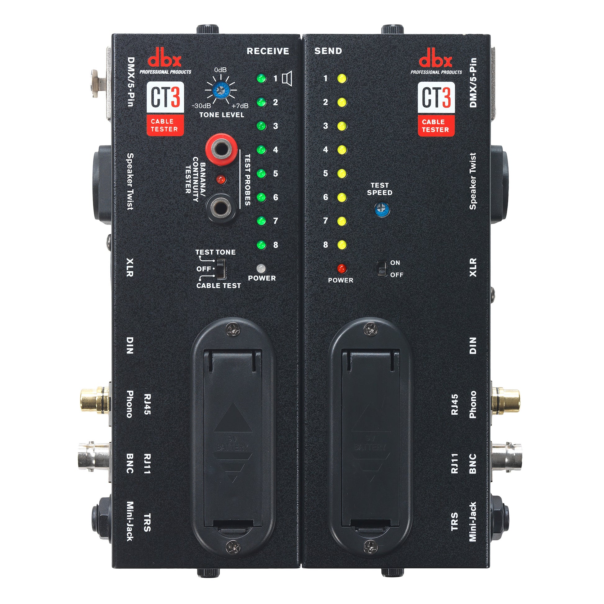 dbx CT3 Advanced Cable Tester front