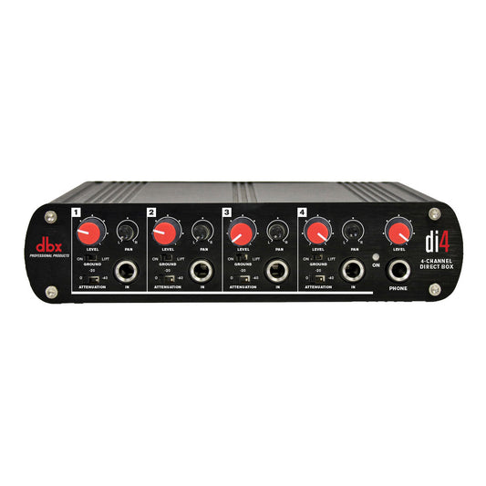 dbx Di4 Active 4-Channel Direct Box with Line Mixer