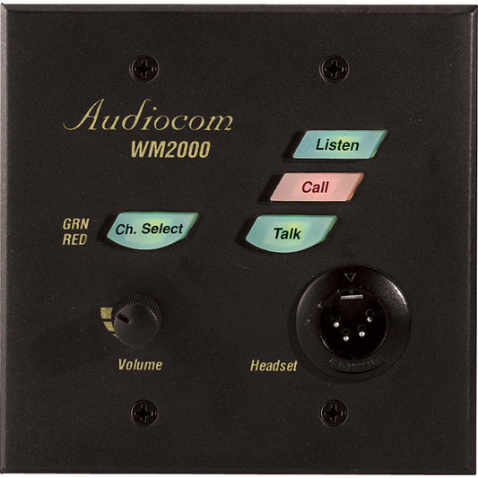 RTS WM-2000 Dual-Channel Headset Station