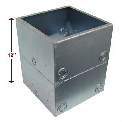 Ace Backstage Full Stage Pocket Standard Back Box | Depth: 12 inches, Finish: Stainless Steel