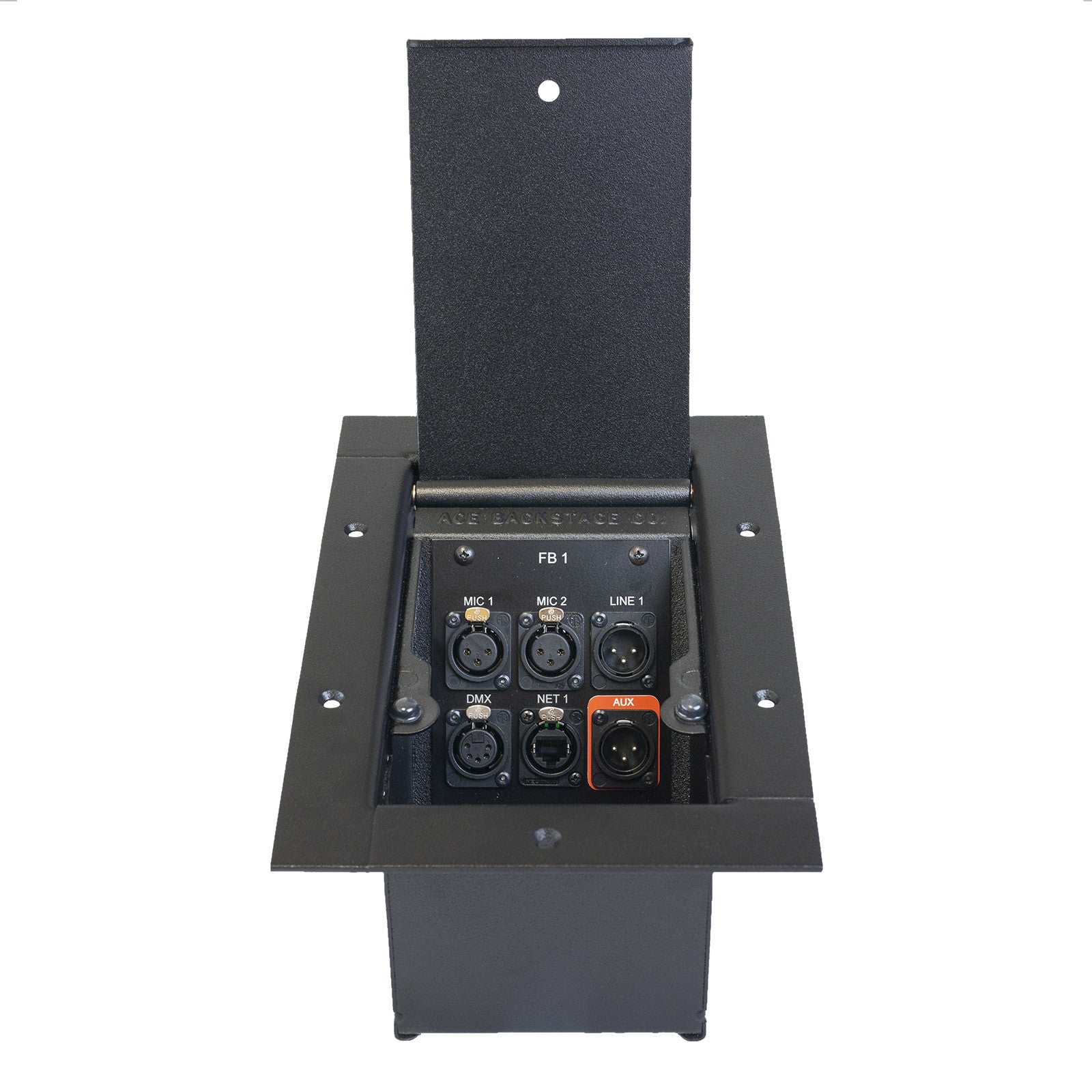 Ace Backstage 123SLBK Half Pocket/Standard Lid