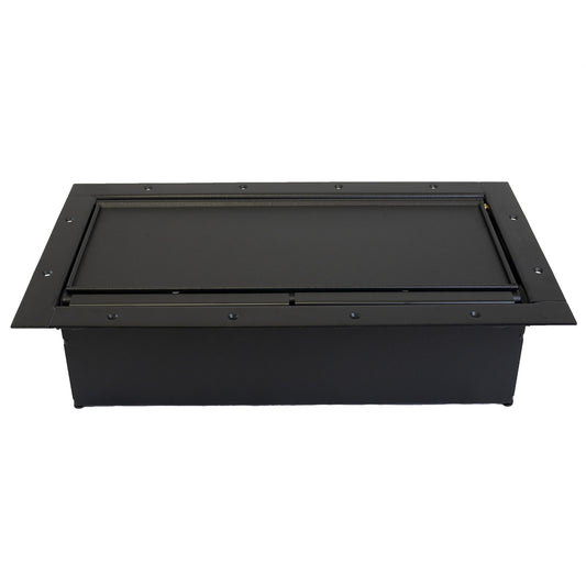Ace Backstage 124CLBK Double Wide In-Floor Stage Pocket With Carpet Lid