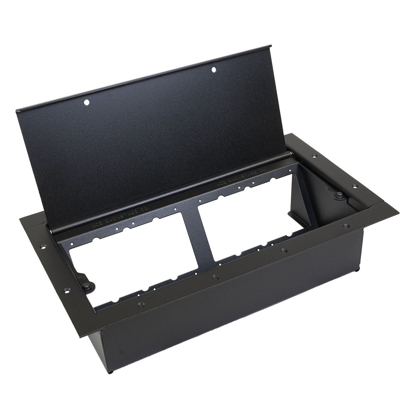Ace Backstage 124SLBK Double Wide Stage Pocket With Standard Lid | Black