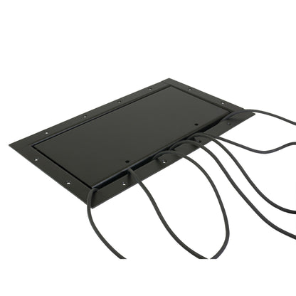 Ace Backstage 124SLBK Double Wide Stage Pocket With Standard Lid | Black