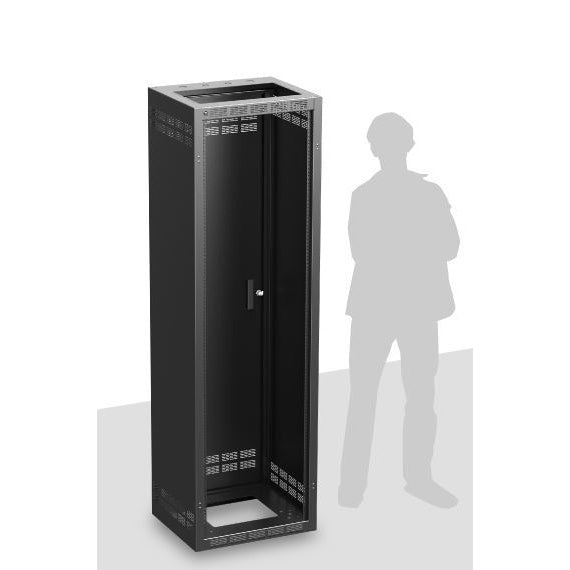 AtlasIED Stand-Alone Floor Rack with Fixed Rails 18.5" Deep | 40RU