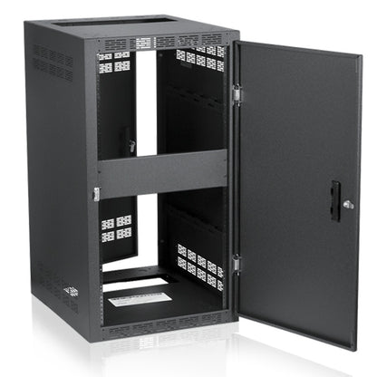 AtlasIED Welded Rack 24RU Steel Cabinet With Adjustable Rails | 25"