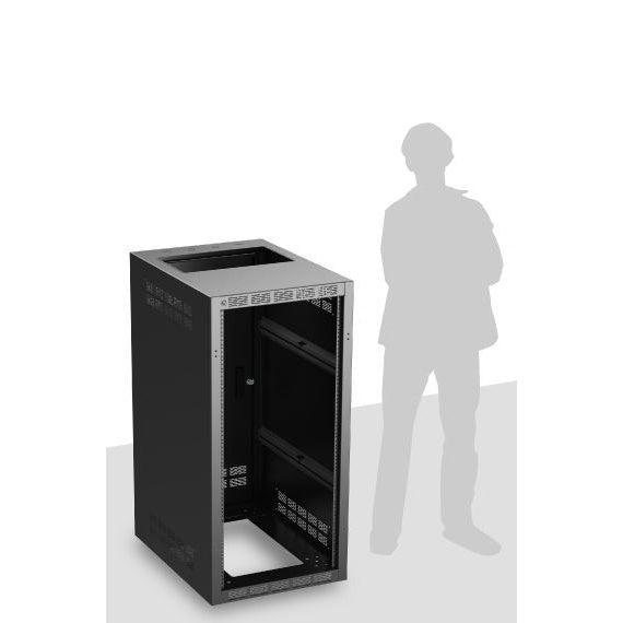 AtlasIED Welded Rack 24RU Steel Cabinet With Adjustable Rails | 30"