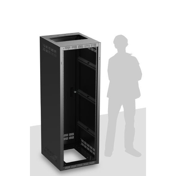 AtlasIED Welded Rack 35RU Steel Cabinet For AV Install | 25 1/2"