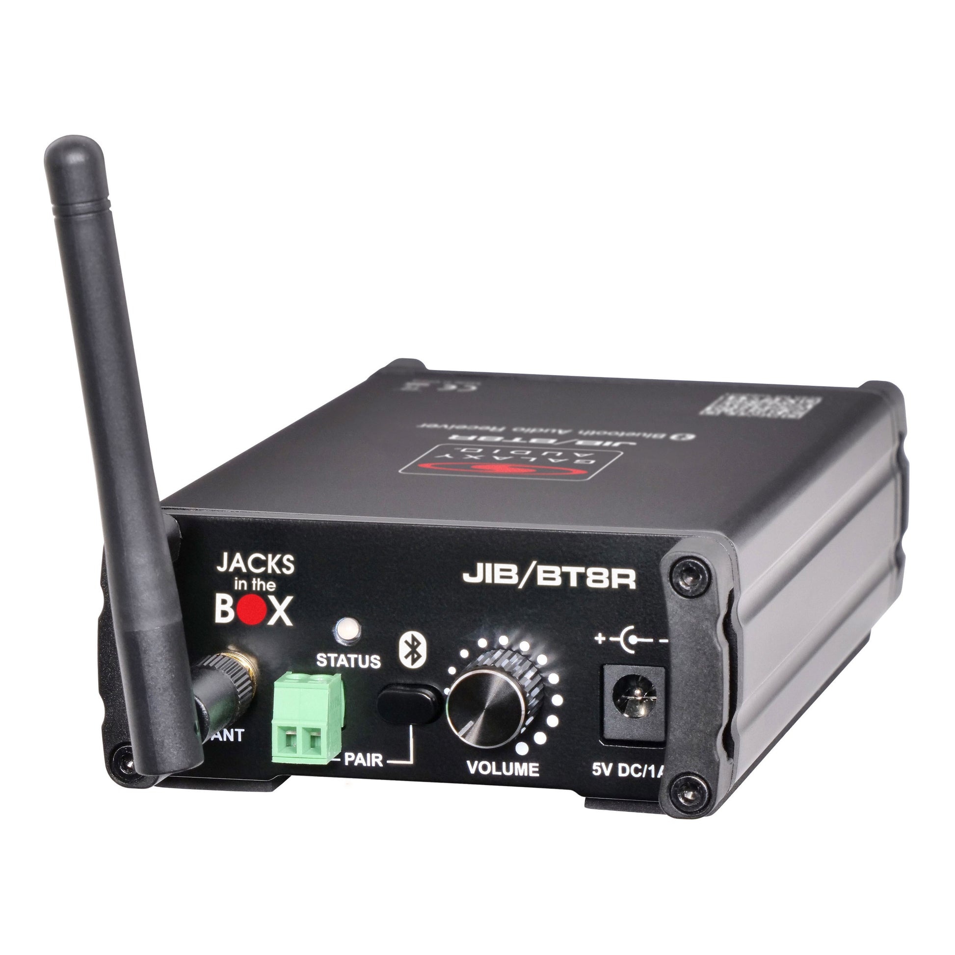 Galaxy Audio JIB/BT8R Stereo Bluetooth Receiver