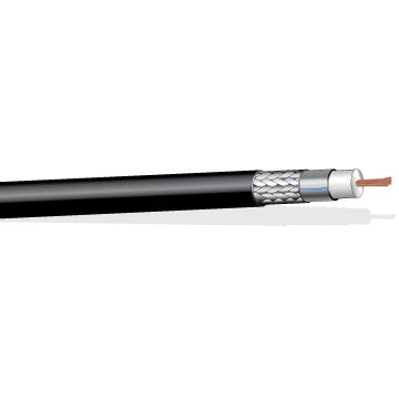West Penn 807XBK1000 Flexible 50 Ohm Coaxial Cable 1000 ft