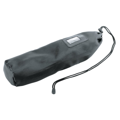 15530 violin stand black nylon drawstring carry bag with clear ID window, K&M