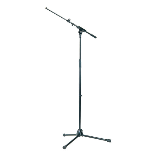 K&M 21075 Tripod Microphone Stand with Telescopic Boom Arm