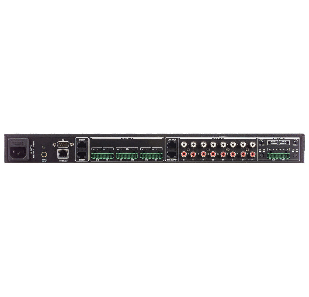 dbx ZonePro 1261 12x6 Digital Zone Processor