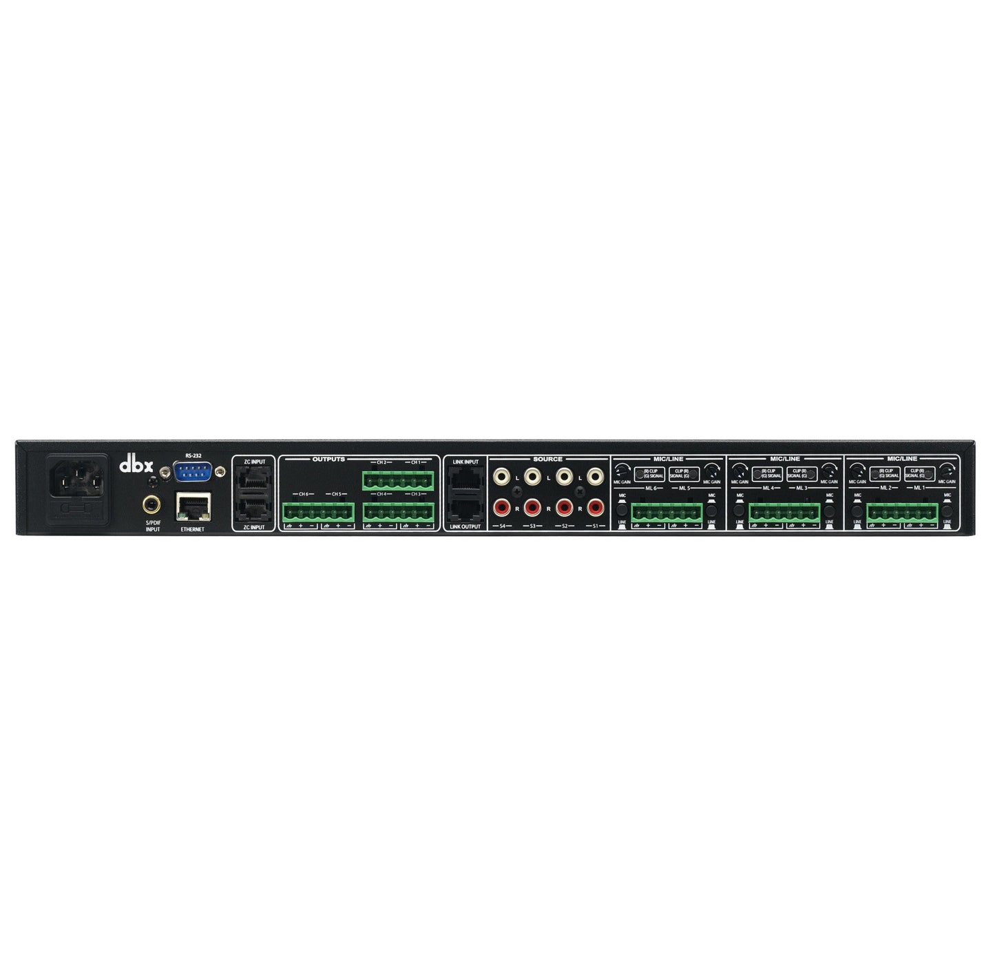 dbx 1261m 12x6 Digital Zone Processor