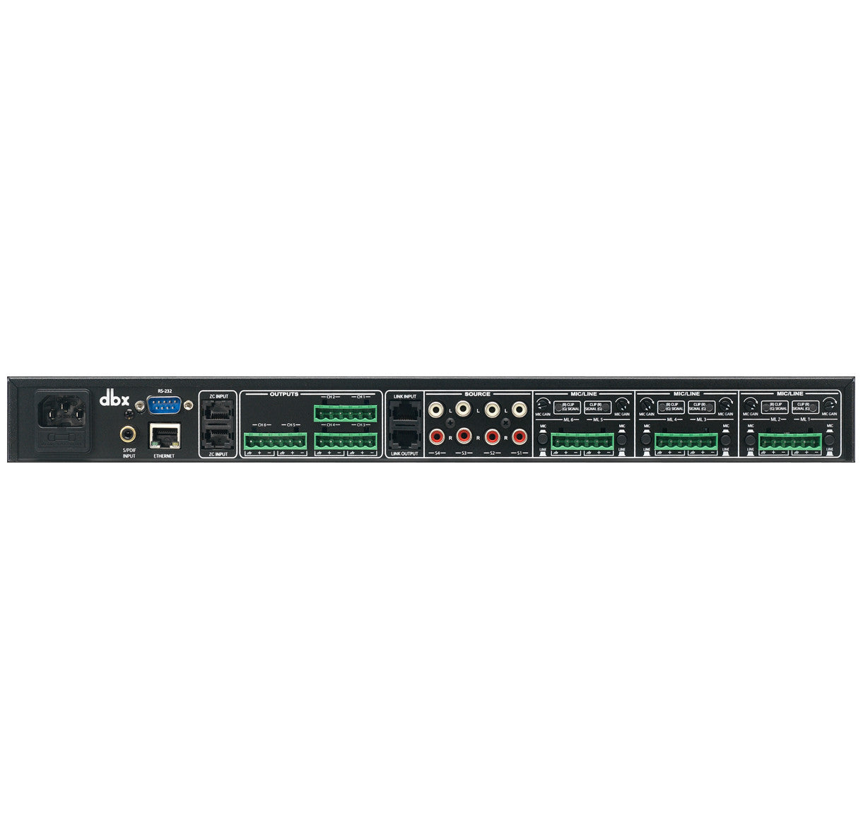 dbx 1260m 12x6 Digital Zone Processor