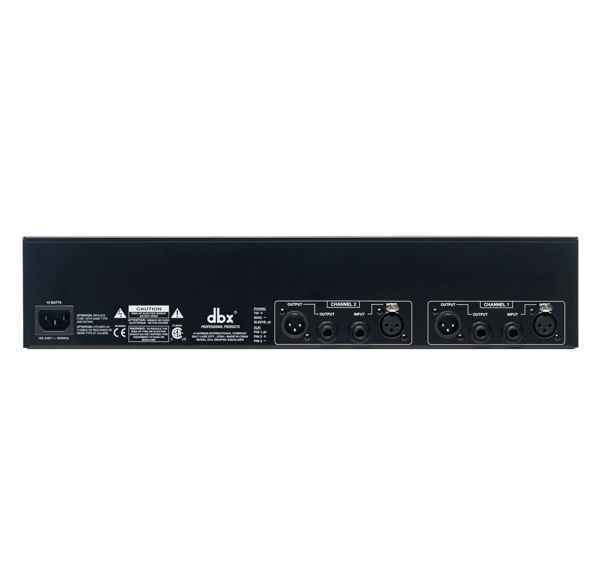 dbx 231s Dual 31-Band Graphic Equalizer – SoundPro