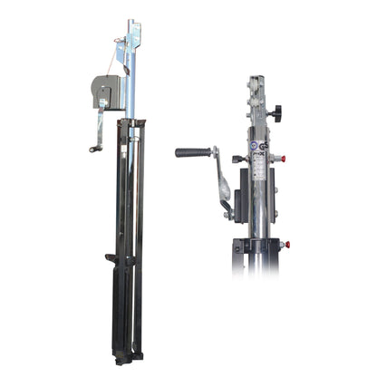ProX Lighting Crank Stand Heavy-Duty Truss Lift With Crank | 14 ft | 200 lbs