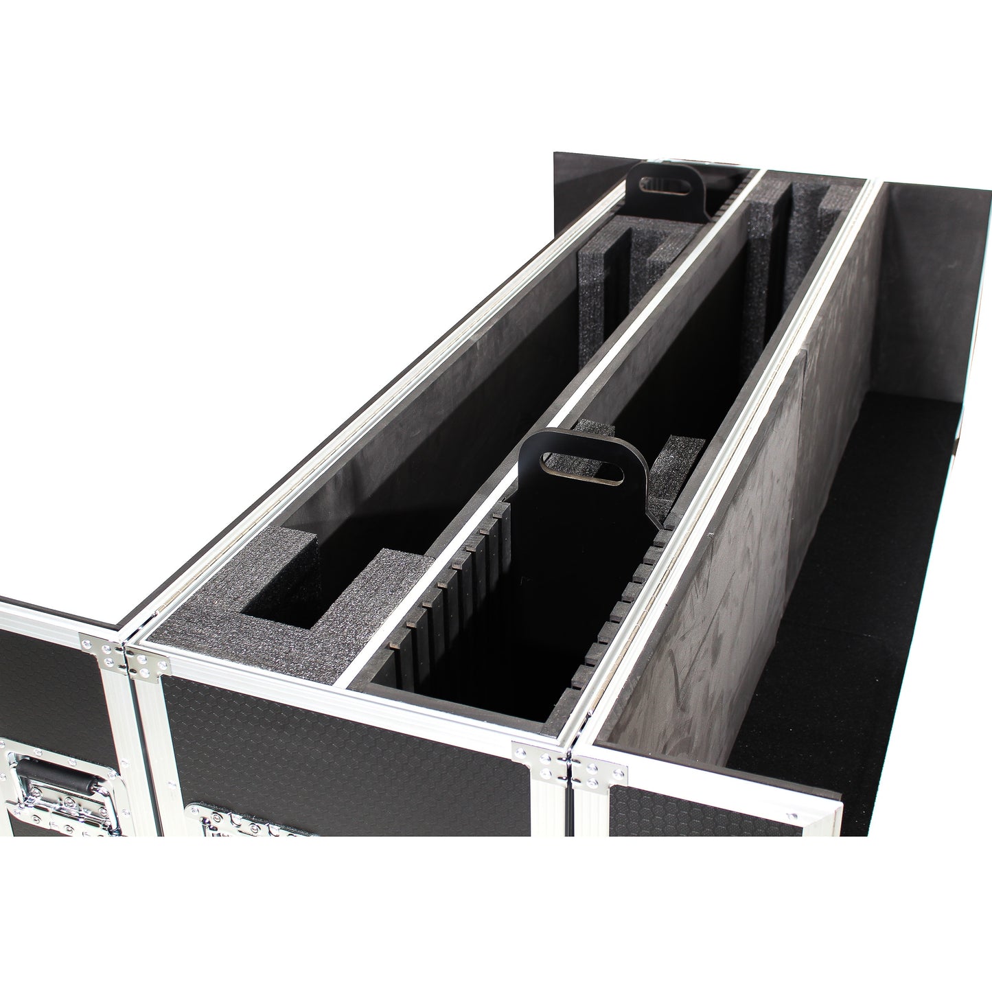 ProX Universal Dual Flat Panel Monitor Flight Case ATA Road Case | 70 in to 85 in