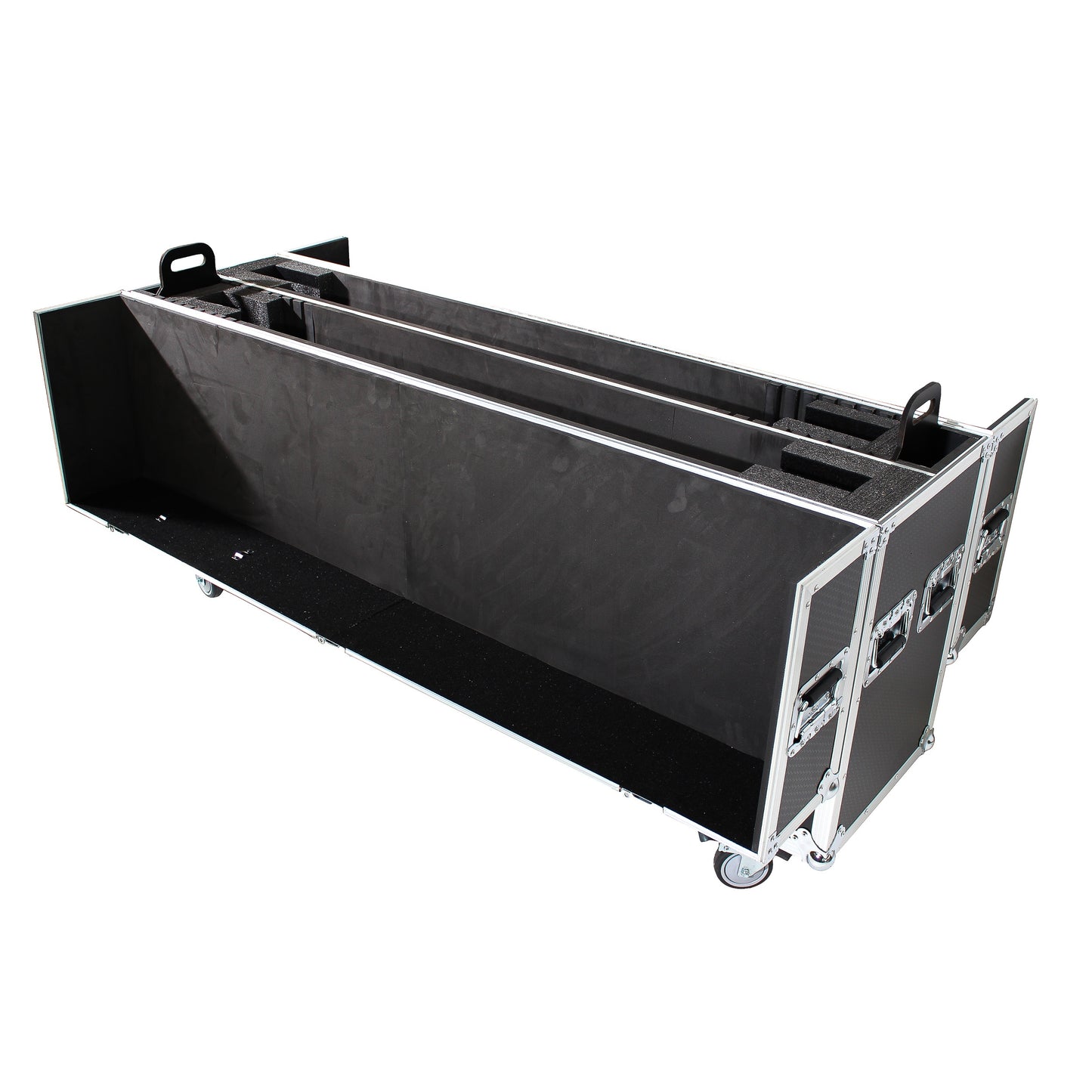 ProX Universal Dual Flat Panel Monitor Flight Case ATA Road Case | 70 in to 85 in