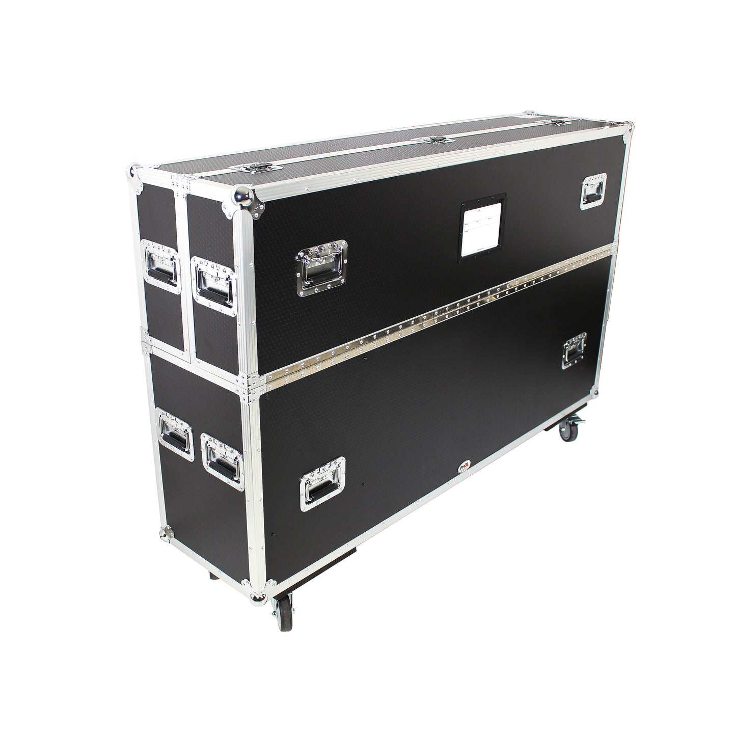 ProX Universal Dual Flat Panel Monitor Flight Case ATA Road Case | 70 in to 85 in