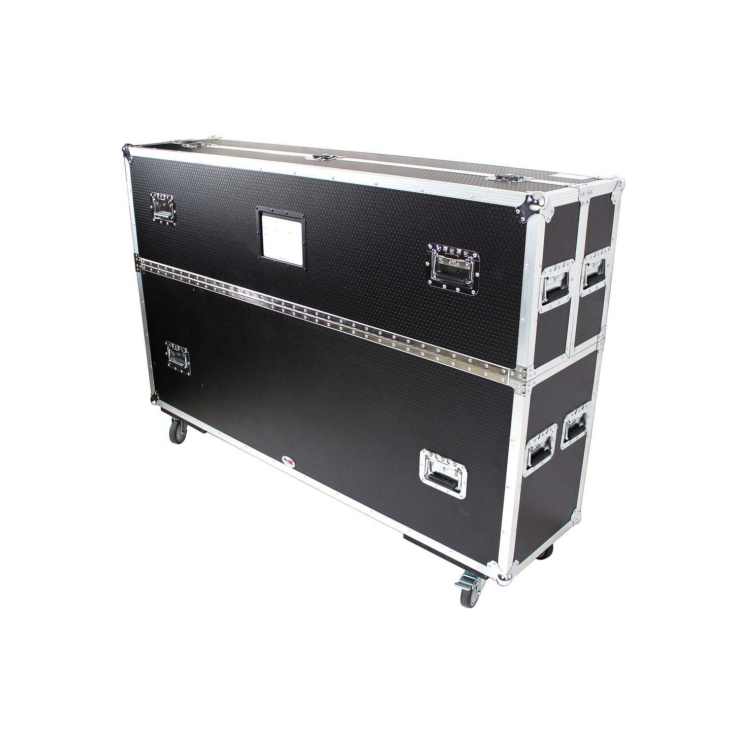 ProX Universal Dual Flat Panel Monitor Flight Case ATA Road Case | 70 in to 85 in