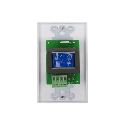 Lowell 100W Mono Volume Control With Precision Steps And Decorator Wall Plate | White