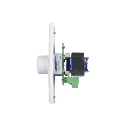 Lowell 100W Mono Volume Control With Precision Steps And Decorator Wall Plate | White