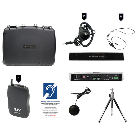 Williams AV IR SY6 Portable Infrared Courtroom Transmitter System