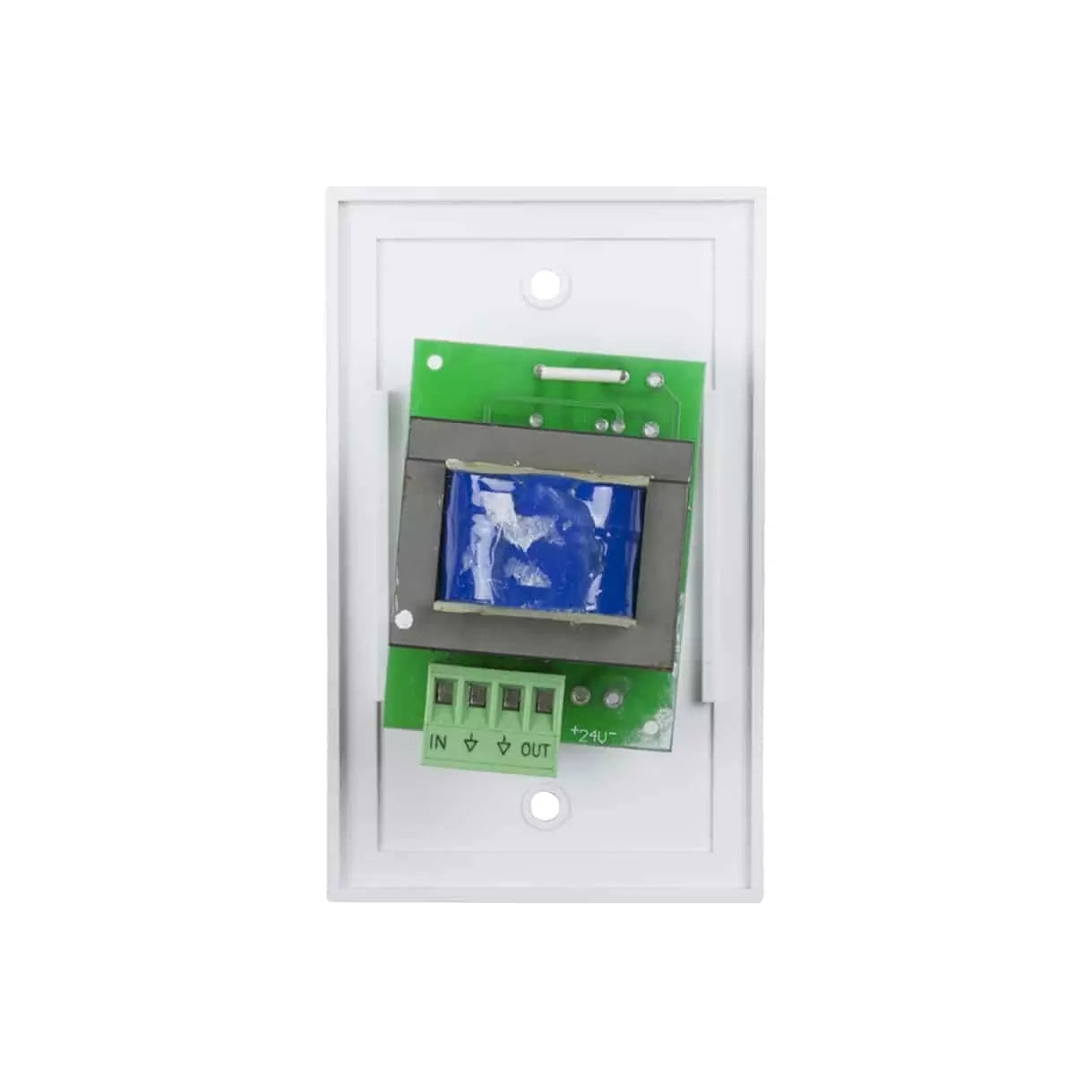 Lowell 100W Mono Volume Control With Standard Wall Plate | Without Bypass | White