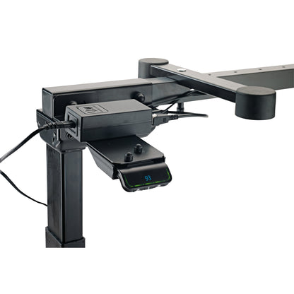 18800 Omega-E close-up of motor control unit with digital height display reading 93 and power supply under the crossbar, K&M