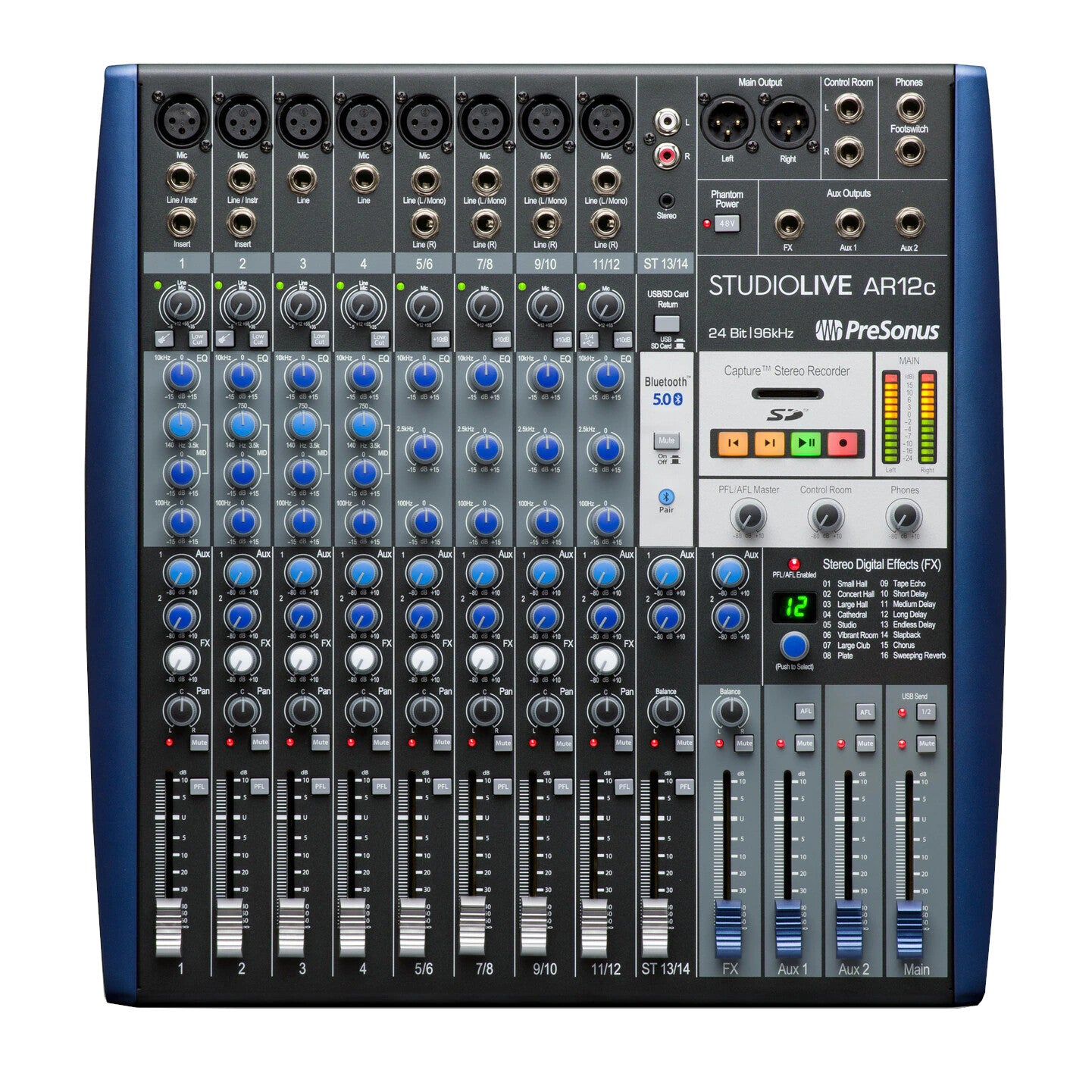 PreSonus StudioLive AR12c 12-Channel Analog Mixer