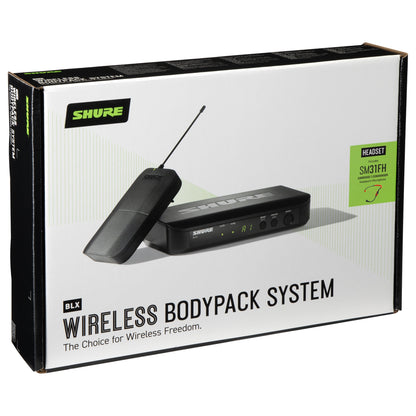 Shure BLX14/SM31 Fitness Wireless Headworn Microphone System | Frequency: H9 (512-542 MHz)