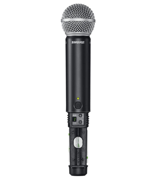 Shure BLX2/SM58 Handheld Wireless Microphone Transmitter | Frequency: H9 (512-542 MHz)