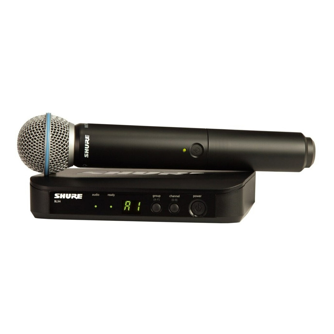 Shure BLX24/B58 Wireless Vocal System Front with Mic