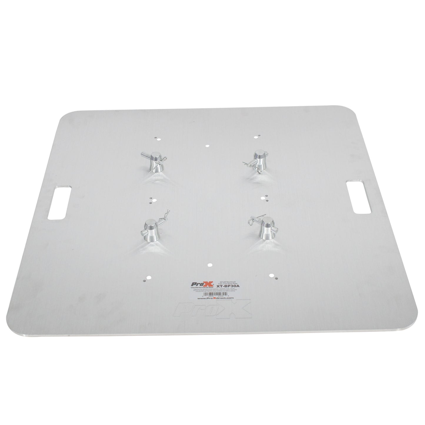 ProX Truss Base Plate For F34 Conical Square Truss | 30 in x 30 in | 6 mm | Aluminum