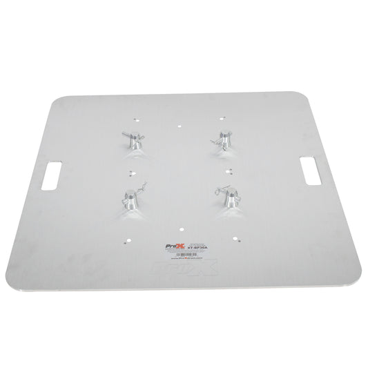 ProX Truss Base Plate For F34 Conical Square Truss | 30 in x 30 in | 6 mm | Aluminum