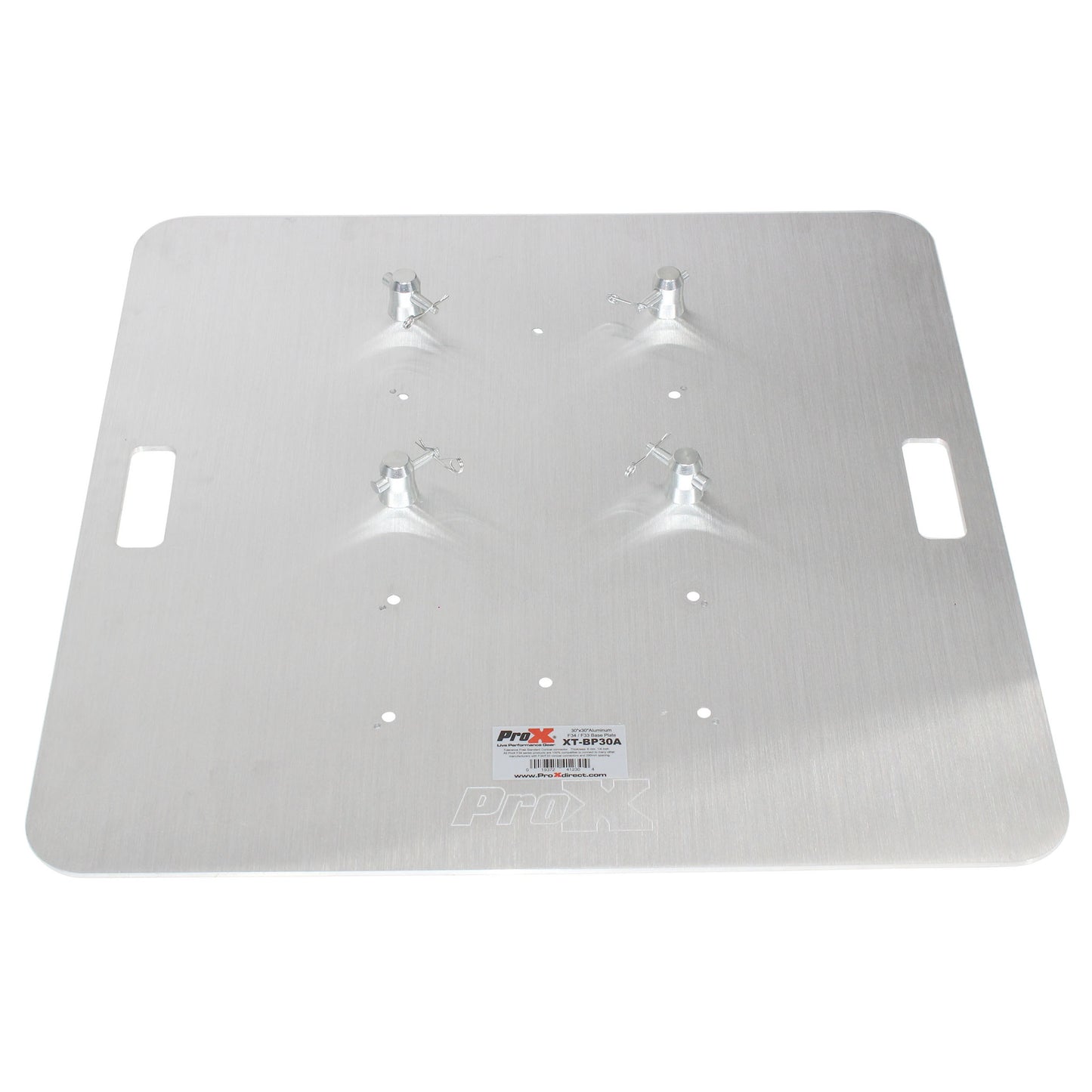 ProX Truss Base Plate For F34 Conical Square Truss | 30 in x 30 in | 6 mm | Aluminum