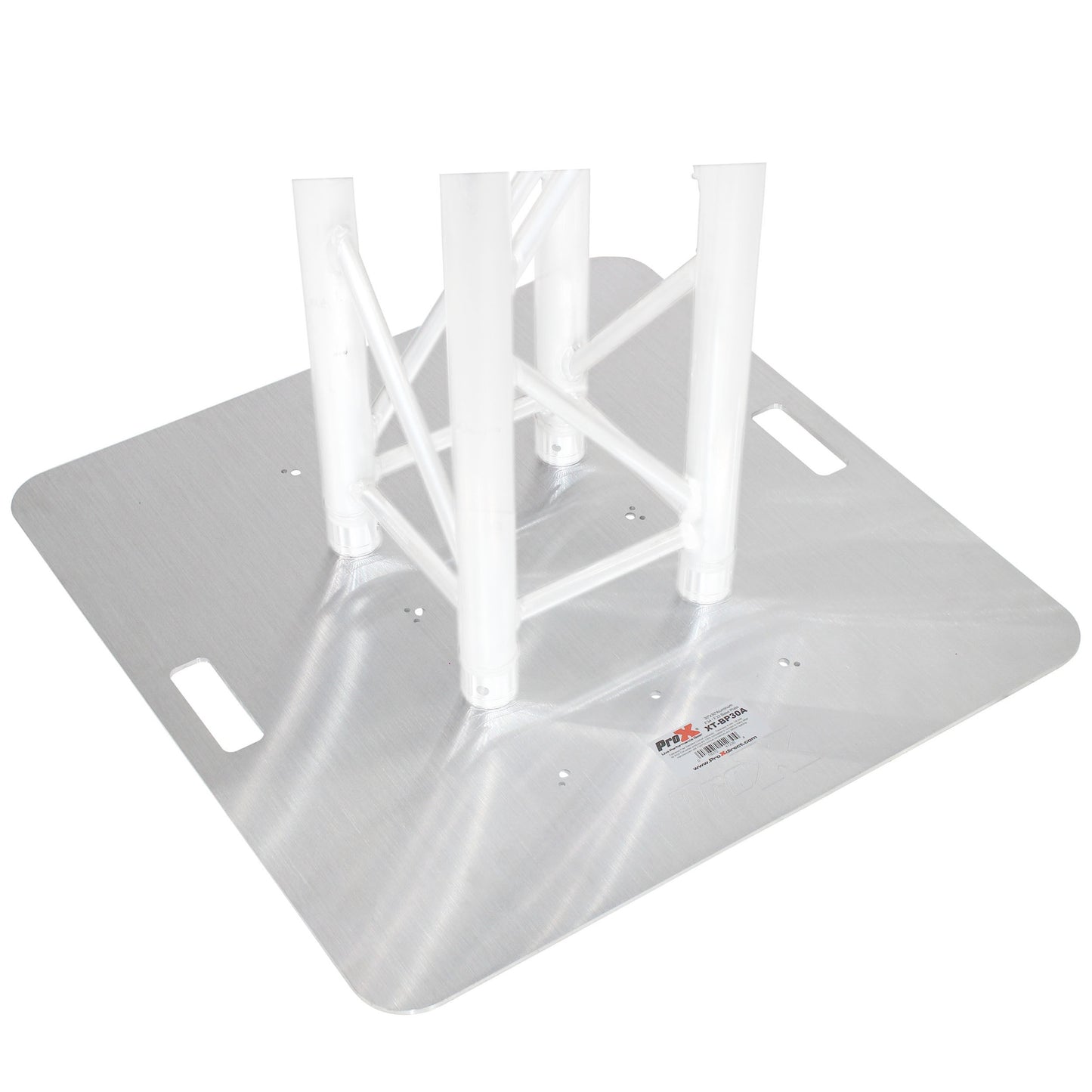 ProX Truss Base Plate For F34 Conical Square Truss | 30 in x 30 in | 6 mm | Aluminum