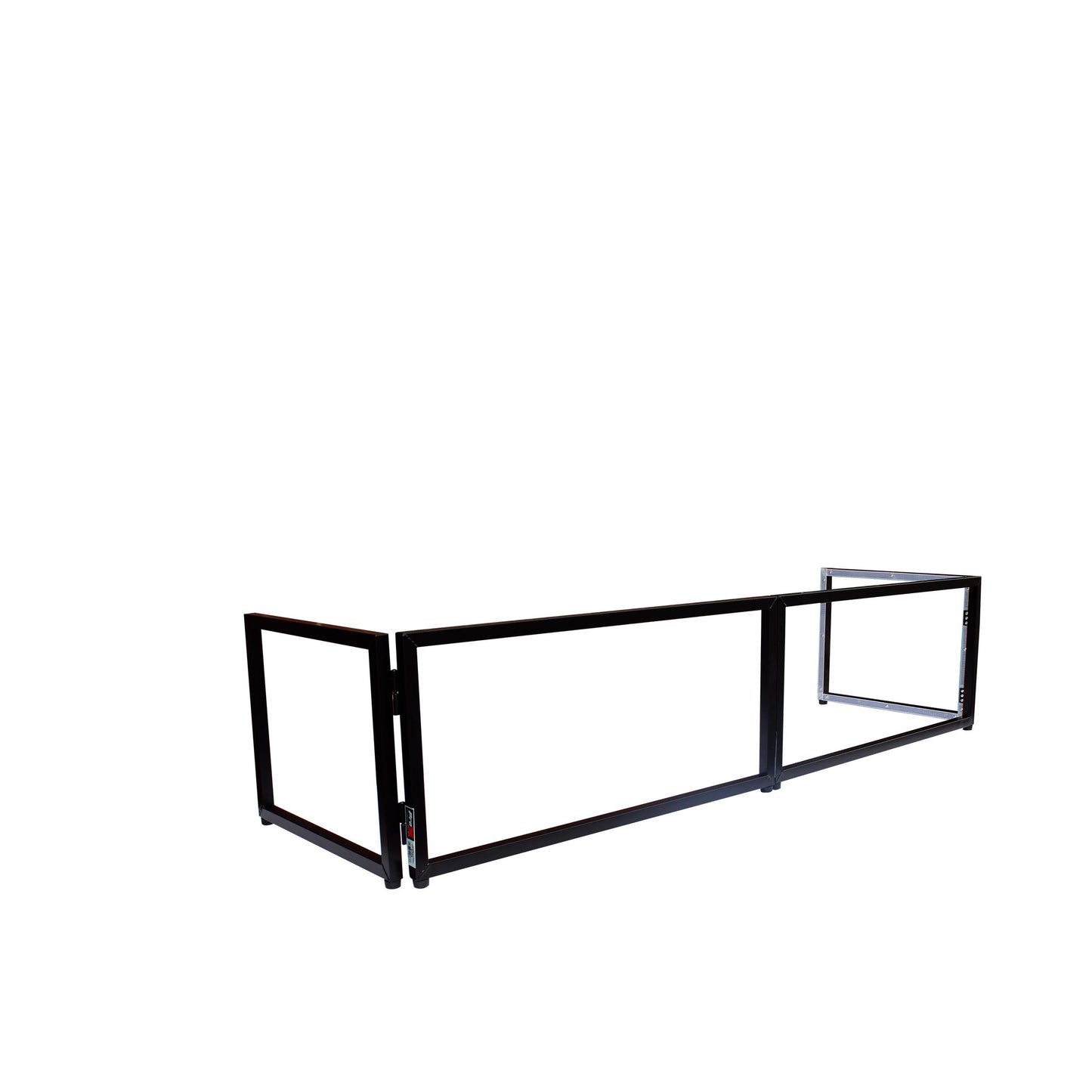 ProX Tabletop DJ Facade 4-Panel Foldable Booth With Scrims | Black