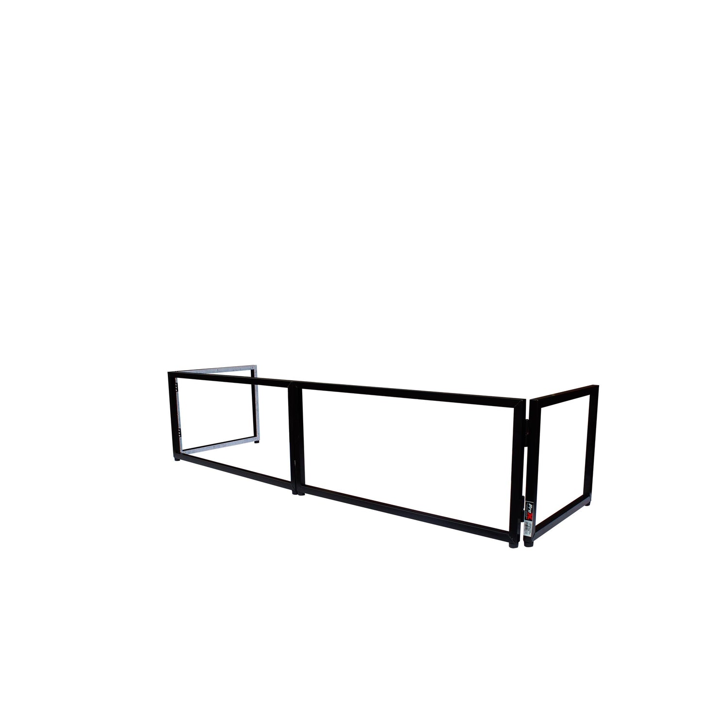 ProX Tabletop DJ Facade 4-Panel Foldable Booth With Scrims | Black